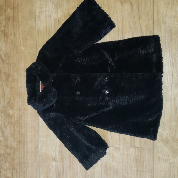 Janie and Jack 2-3t or 4-5t vintage faux fur coats Holiday Portrait Collection - Picture 2 of 12